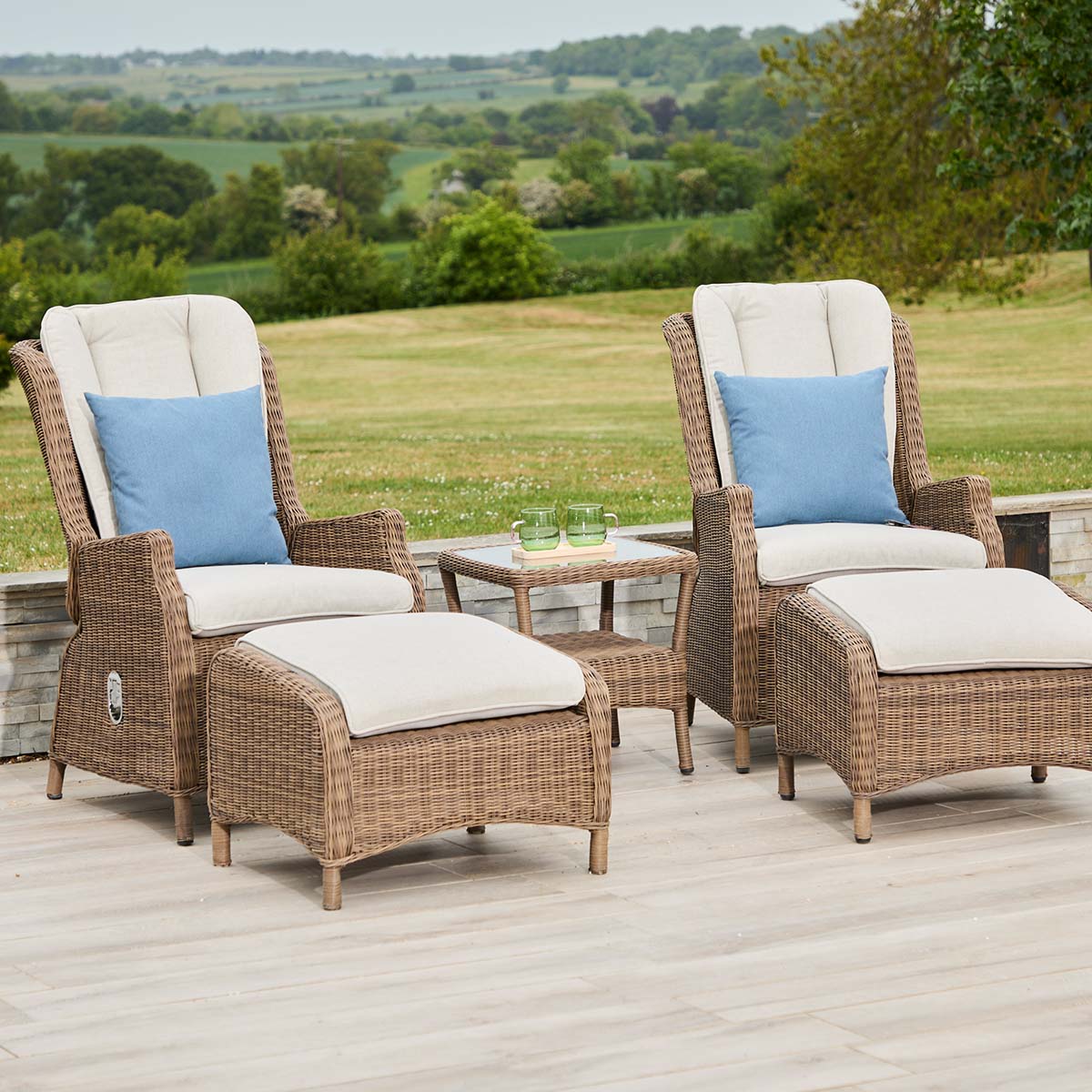 Montpellier 2 seat recliner set