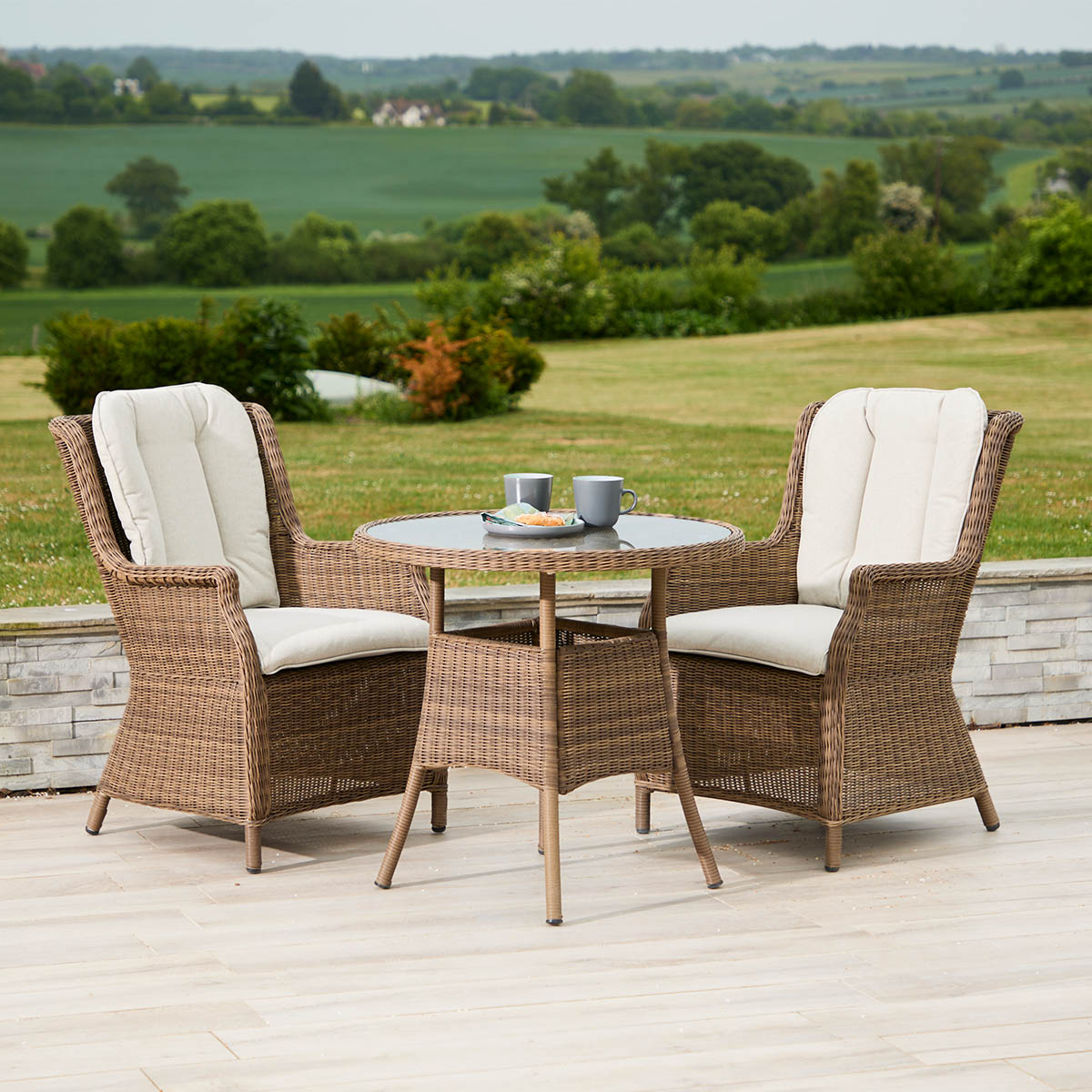 Montpellier 2 seat bistro set