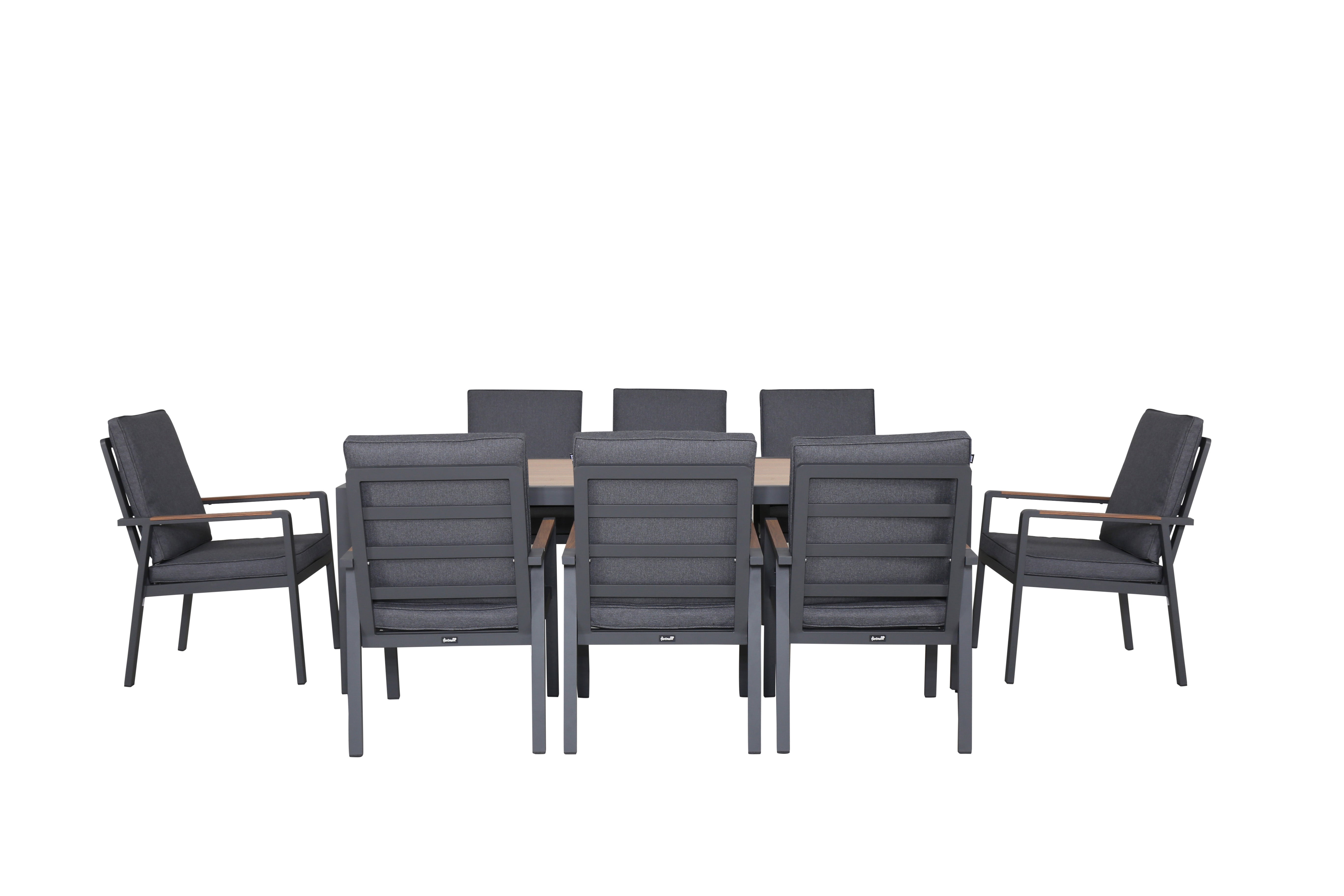 Sonas 8 seat, rectangular dining set