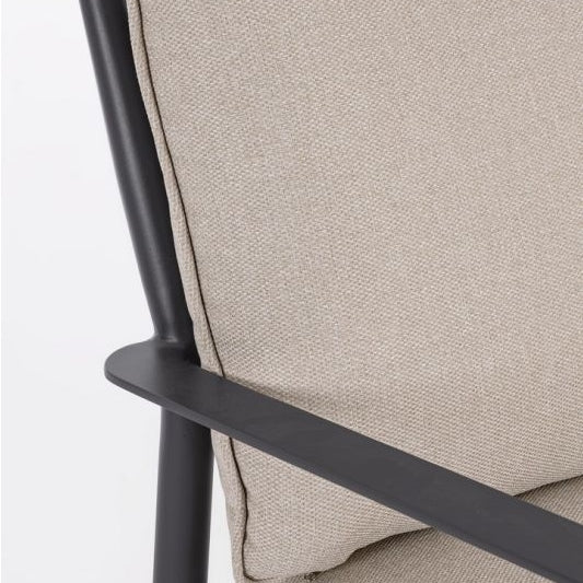 Bizzotto Nebula Anthracite Sofa Set