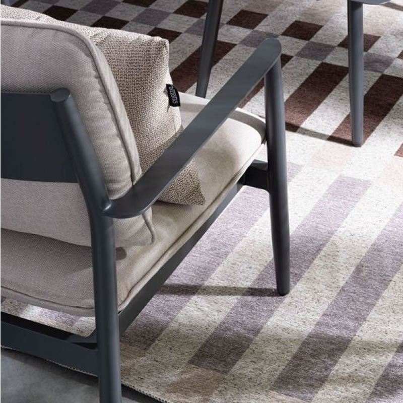 Bizzotto Nebula Anthracite Sofa Set