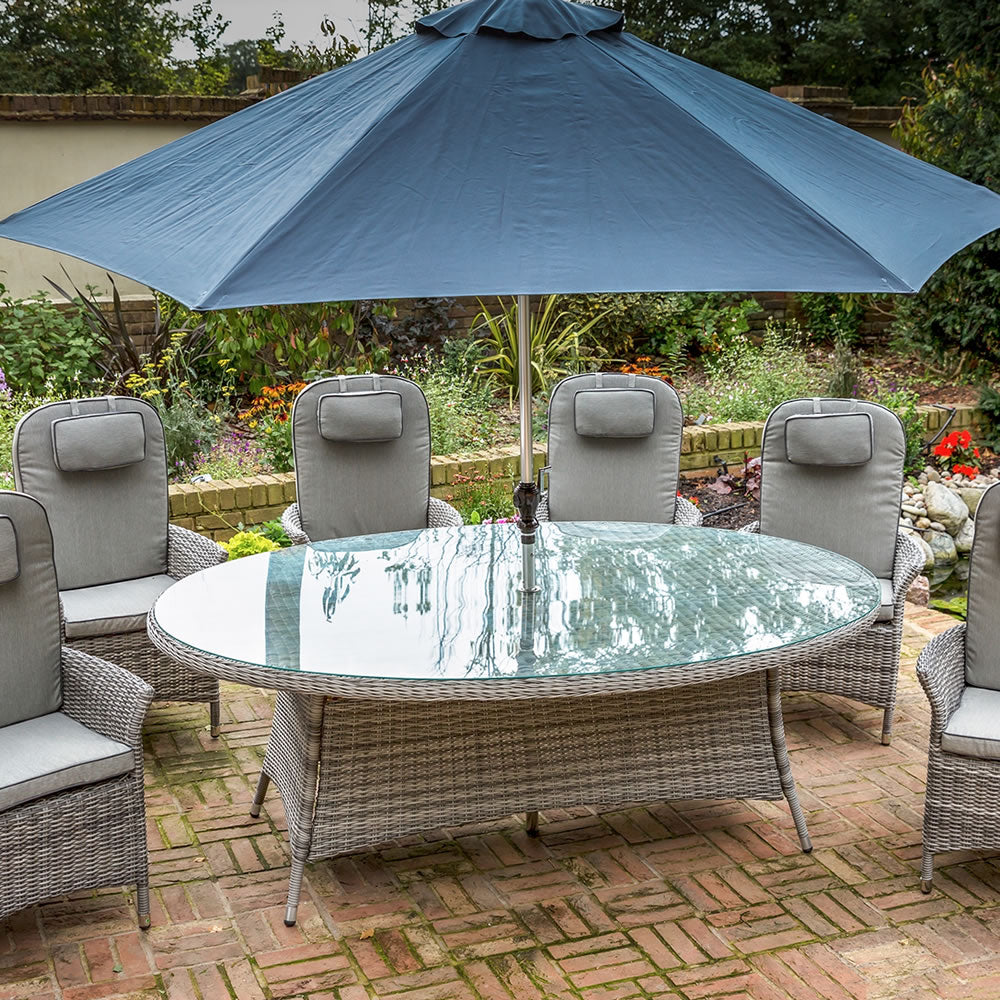 Katie Blake Flamingo 6 Seat Oval Dining Set