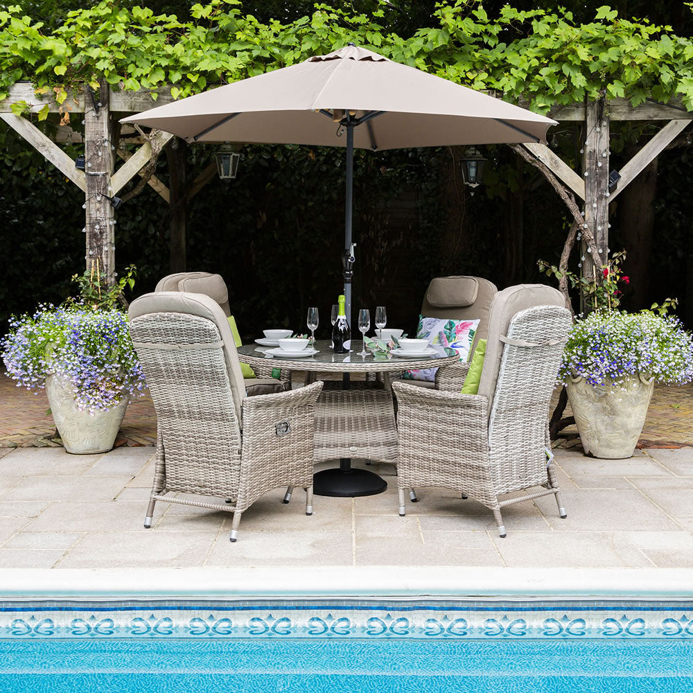 Katie Blake Flamingo 4 Seat Round Table