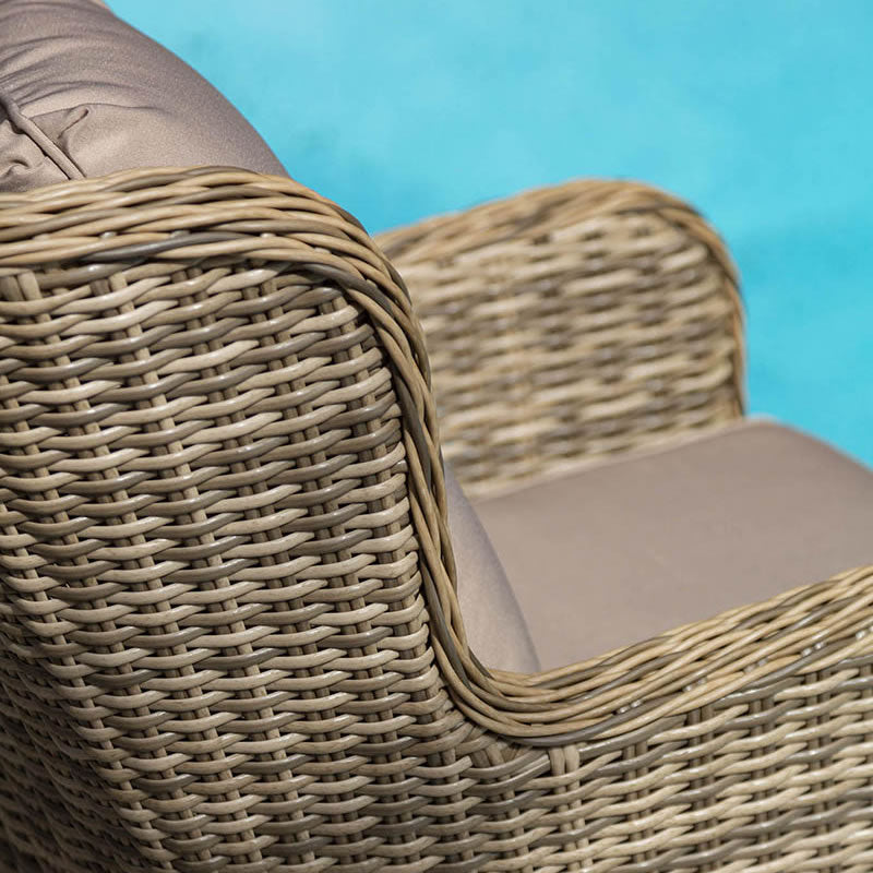 Katie Blake Seville 6 Seat Round Table set in Taupe