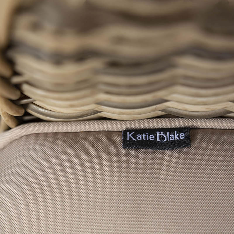 Katie Blake Seville 6 Seat Round Table set in Taupe
